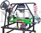 Electric Power-Assisted Steering with Suspension