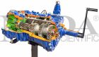 Heavy-Duty Transaxle Cut-away, Ecosplit 16 Speed + 2 Reverse