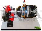 Air Brake Disc Caliper & Rotor Chamber Cut-Away