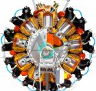 Aircraft Engine, Radial, Small