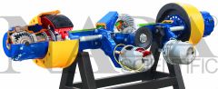 Heavy-Duty Truck Rear Axle without Locking Differential