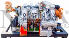 Marine Inboard Diesel Engine, 8-Cylinder