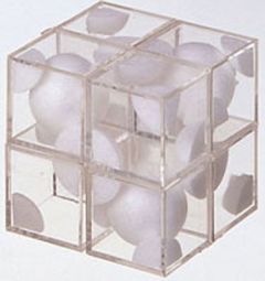 Diamond Crystal Lattice (White)
