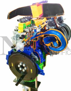Gas Engine, 4 Cylinder Toyota, with Variable Valve Timing, Indirect Injection