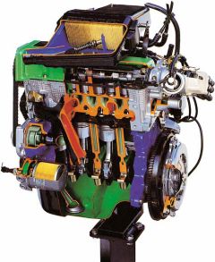 FIAT Gas Engine with Electronic Fuel Injection, Multi-point, Manual Operation