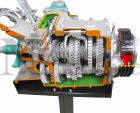Gearbox Cut-Away, Heavy-Duty, with Reduction Gear
