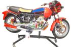 Motorcycle Cut-Away, V-Twin Engine, Moto Guzzi