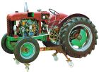 Farm Tractor Cut-Away, 4-Stroke Diesel Engine, FIAT 25R