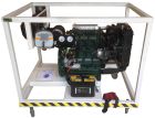 Biodiesel Running Engine with Multigas Analyzer