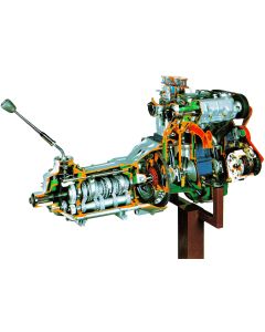 Gas Engine, 4-Cylinder FIAT with Twin-Shaft Carburetor with KKK Turbosupercharger + Pressure Control Valve