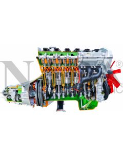 BMW 6-Cylinder Gas Engine with Multipoint Electronic Injection & Dual Overhead Camshaft