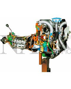 Turbo Diesel Truck Engine, Inline 4, Indirect Injection