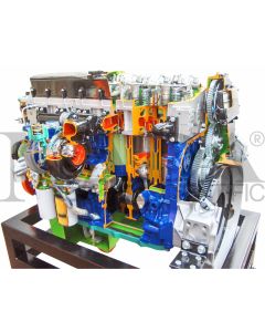 Diesel Truck Engine, Inline-6, with Injector Pumps, Electronically Controlled