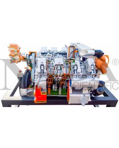 Marine Inboard Diesel Engine, 8-Cylinder