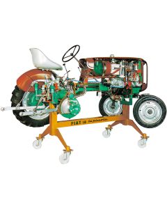 Farm Tractor Cut-Away, 4-Stroke Diesel Engine, FIAT