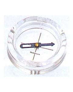 Compass Magnetic Quarter Scale, Transparent Plastic