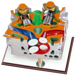 Valve DOHC Engine Head