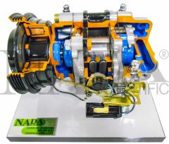 Air Compressor Cut-Away, Vane Style