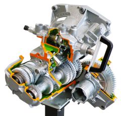 Transaxle Cut-Away, 6 Speed + Reverse, with Differential