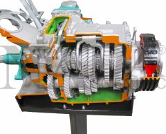 Gearbox Cut-Away, Heavy-Duty, with Reduction Gear