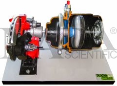 Air Brake Disc Caliper & Rotor Chamber Cut-Away