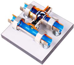 4 Way, 4 Connection Zone Valve