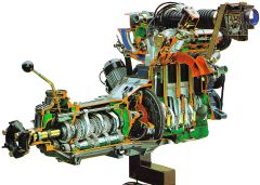 4-Cylinder FIAT Gas Engine, Transversely Mounted, with L-Jetronic Electronic Injection, FWD