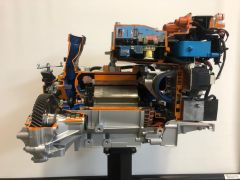Electric Vehicle Cut-Away Motor, Renault Zoe, Manual Operation