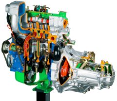 Diesel Engine With Clutch & Gearbox, FWD, Manually Operated