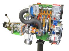 Turbo Diesel Engine, 4-Cylinder, RWD, with Clutch and Gearbox without Turbosupercharger - Electrical