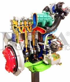 Turbo Diesel Truck Engine, Inline-4, With Direct Fuel Injection