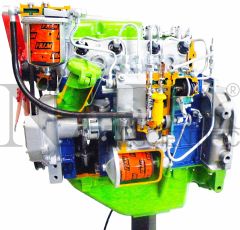 4-Cylinder Diesel Tractor Engine