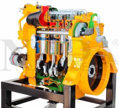 Detroit Diesel Engine Cut-Away, Manual Operation