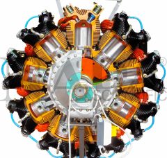 Aircraft Engine, Radial, Small
