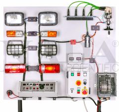 Electric Panel for Lighting and Ignition System with Alternator