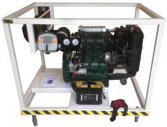 Biodiesel Running Engine with Multigas Analyzer