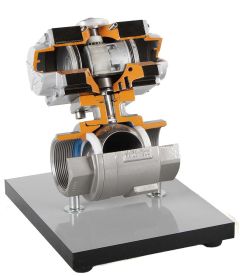 Hydraulic/Pneumatic Ball Valve