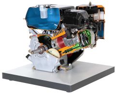 Single Cylinder, 4 Stroke Gas Engine, Air Cooled